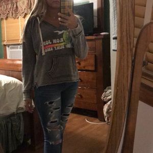 worn once ron jon beach sweatshirt